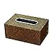 Produktbild Kosmetiktücher Auto Tücherbox Haus Taschentuchbox,Vintage Kosmetiktücherbox Rechteckig Tücherboxen Taschentuchspender Spender Aufbewahrungsbox 18,5 x 12 x 8,5 cm (I)