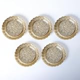 Shubhkart Brass Nakshi Plate Set