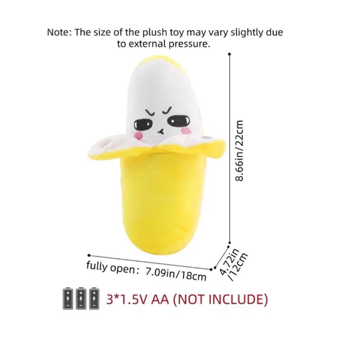Peluche Musical Interactivo para Bebés - Muñeco Sensorial Táctil con 15 Modos de Sonido y Luces - Juguete de Aprendizaje Montessori, Regalo Cumpleaños Niños Niñas 1 2 3 Años (Color A+B)