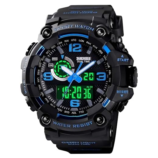 Gosasa Men's Watches Multi Function Military S-Shock Sports Watch LED Digital Waterproof Alarm Watches