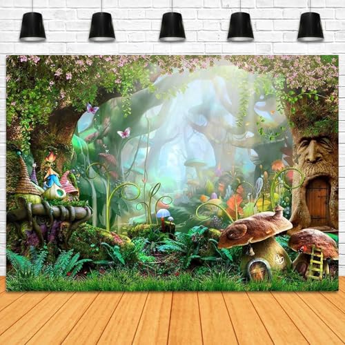 Fondo de fotografía Mocsicka Bosque Encantado 8x6ft miniatura 1