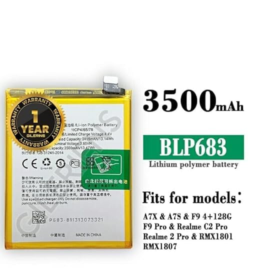 Image of Original BLP683 Battery for Oppo K1 / A7X / A7S / F9 4+ 128G F9 PRO / C2 PRO / 2 PRO / RMX1801,RMX1807 Battery with 1 Year Warranty** (BB227)