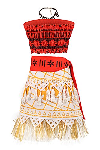 Jerrisapparel Princess Costume Skirt Set Little Girls Cosplay Dress Up (3T-4T, Multicolor) #TOP1