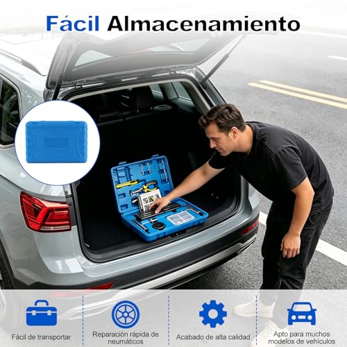 Miniatura 7 de Kit de Reparación de Neumáticos de 68 Piezas, Universal
