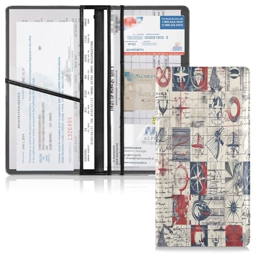Organizador de Documentos para Auto Piel miniatura 2