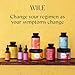 Wile Stress Relief Drink Mix for Women - Perimenopause Hormonal Support Herbal Supplements with Ashwagandha, Schisandra Berry, Calming Hibiscus, Acai & Goji Berries for Anxiety Relief, Hormone Balance