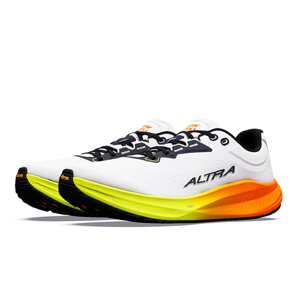 Altra Torin 9 Chaussures de Running Chaussure de Running sans stabilisateurs Hommes Blanc - WHT/blk/sftyylw 42,5