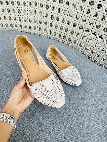 Image of Macarena Collection Womens Shoes Leather Sandals for Women | Huarache Handmade Mexican Sandals | Comfortable & Stylish Womens Sandals 2167