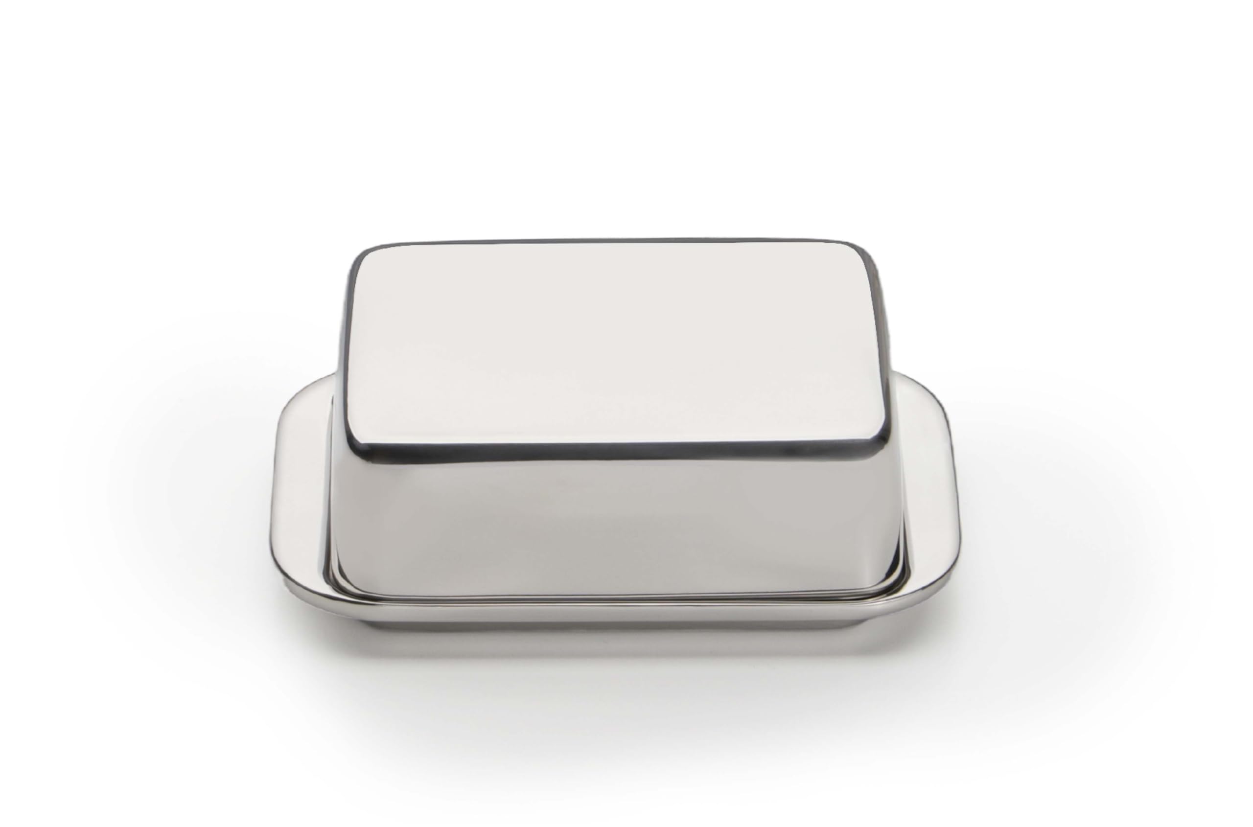 Weis Beurrier à double paroi en acier inoxydable 14259 pour 250 g de beurre