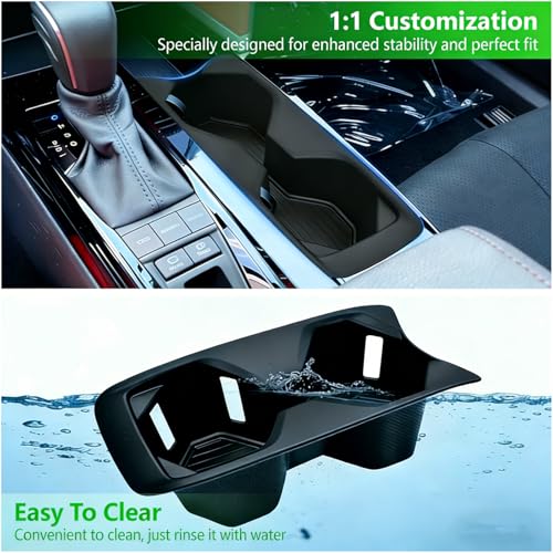 Portavasos negro TPE para Toyota Camry 2025-2026 miniatura 5
