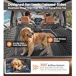 Hard Bottom Dog Truck Seat Cover, Back Seat Extender with Washable Mat, XL - Image 5