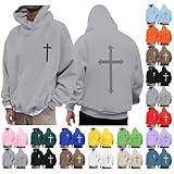 Photo Gallery felpe con cappuccio cristiane da uomo faith cross felpe con cappuccio a maniche lunghe con grafica gesù pullover top con tasca, a01-nero, l Photo Gallery felpe con cappuccio cristiane da uomo faith cross felpe con cappuccio a maniche lunghe con grafica gesù pullover top con tasca, a01-nero, l