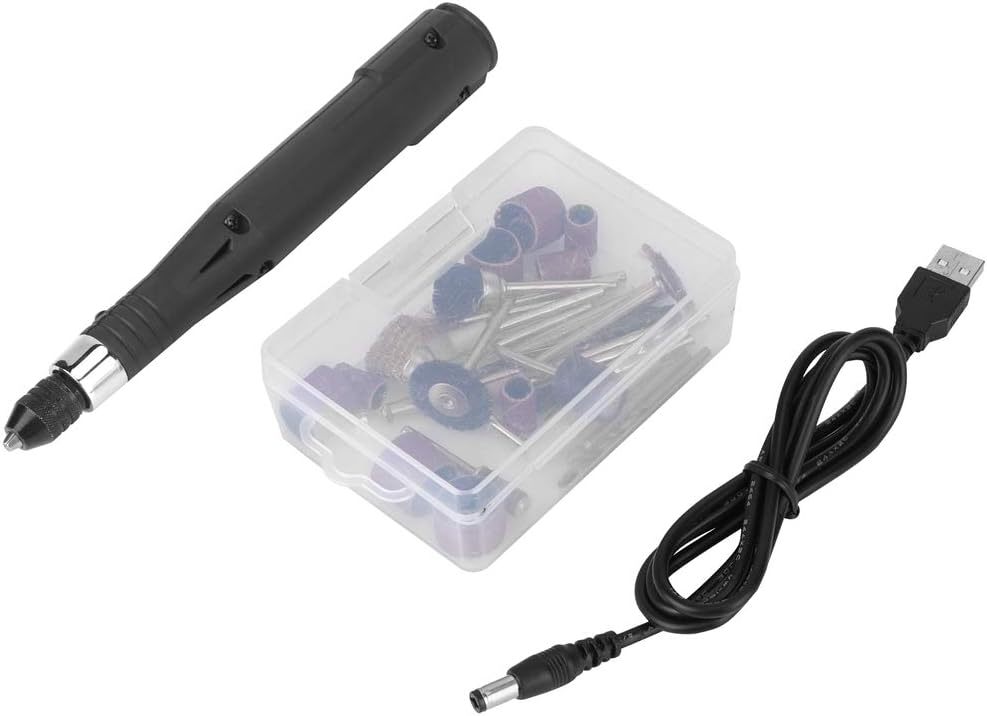 Hilitand Mini Electric Drill Grinder with accessories and USB cable