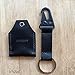 Leather Key Sleeve Key Ring Holder Vintage Cover Protective Key Case Covers Key protector handmade color (black)