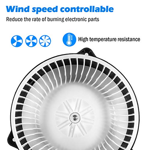 AUTEX HVAC Blower Motor Assembly Blower Motor with Fan Cage 700112