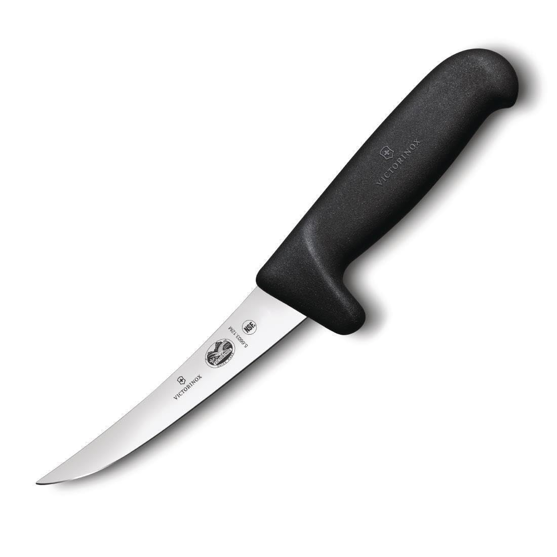 Victorinox GL273 Fibrox Safety Grip Boning Knife, 12 cm