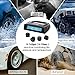 Tymate RV Tire Pressure Monitoring System - M7-3 TPMS Tire Pressure Monitor System(0-87 PSI) with Solar Charger, RV TPMS with 4 sensors & 5 Alarm Modes, LCD Display, Auto Sleep Mode, Easy to Install