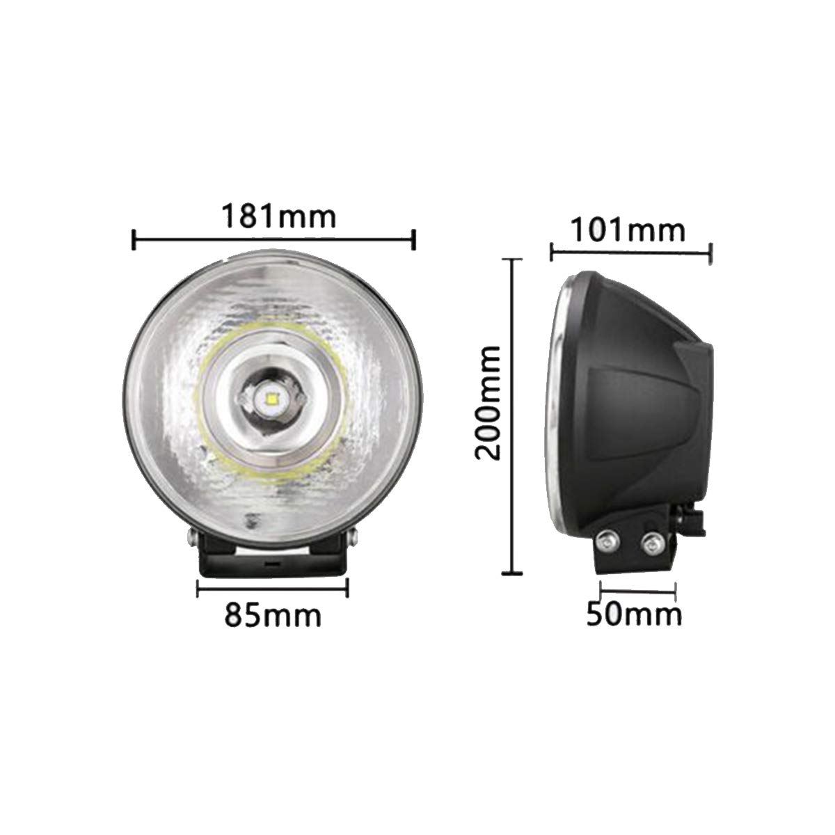 Amazon.co.jp: Led投光器 サーチライト 丸型 50W 5000ルーメン