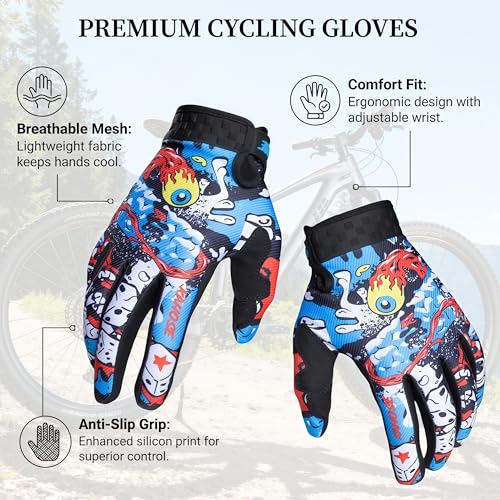 Guantes para ciclismo unisex con palma antideslizante miniatura 3