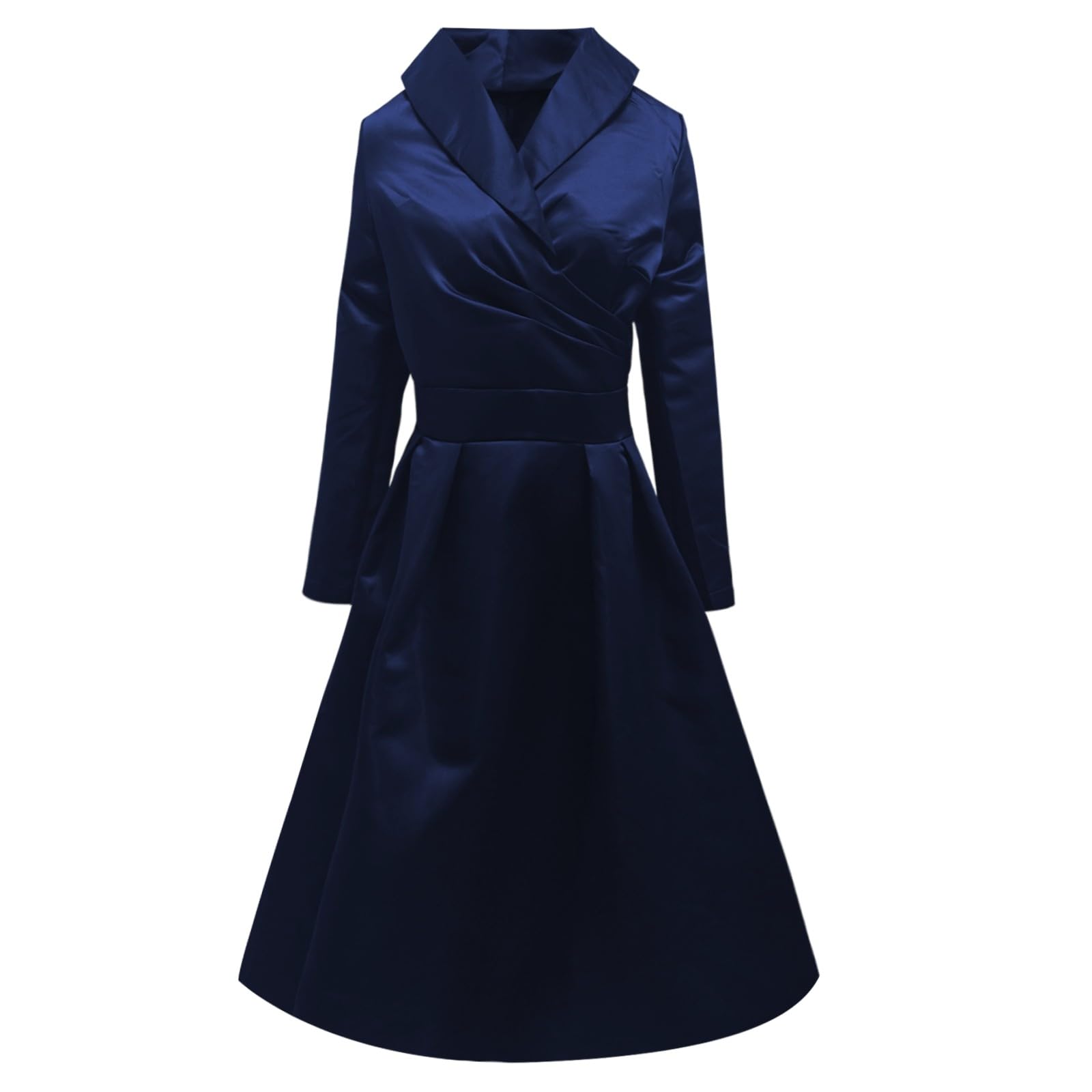 Vestidos de verano de manga larga con control de abdomen para mujer, vestido de verano 2026, casual, fluido, moderno, modesto, funerario, playa, elegante, trabajo, cita, noche, favorecedor, lindo