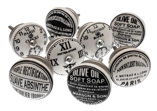 Mango Tree™, set di pomelli misti in ceramica, per...