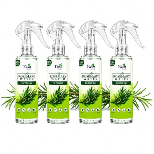 Image of Yash Herbal Rosemary Water Spray for Hair Growth, 110 ml | Pack of 4