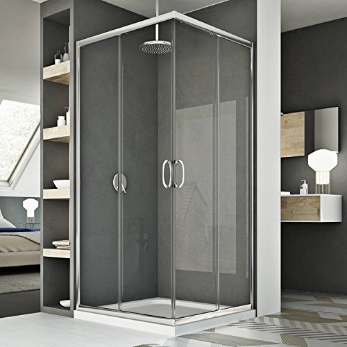 Cabine douche 80x120CM H185 transparent modèle junior