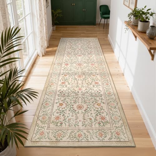 Tapete corredor Boho 2x6 GarveeHome camel antideslizante