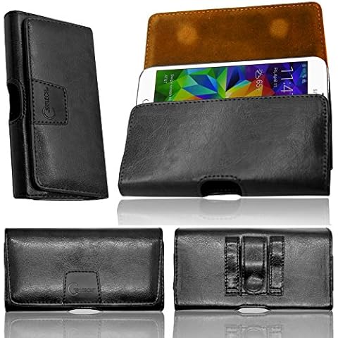 Gorilla Tech Leather Magnetic Closure Belt Case Cover