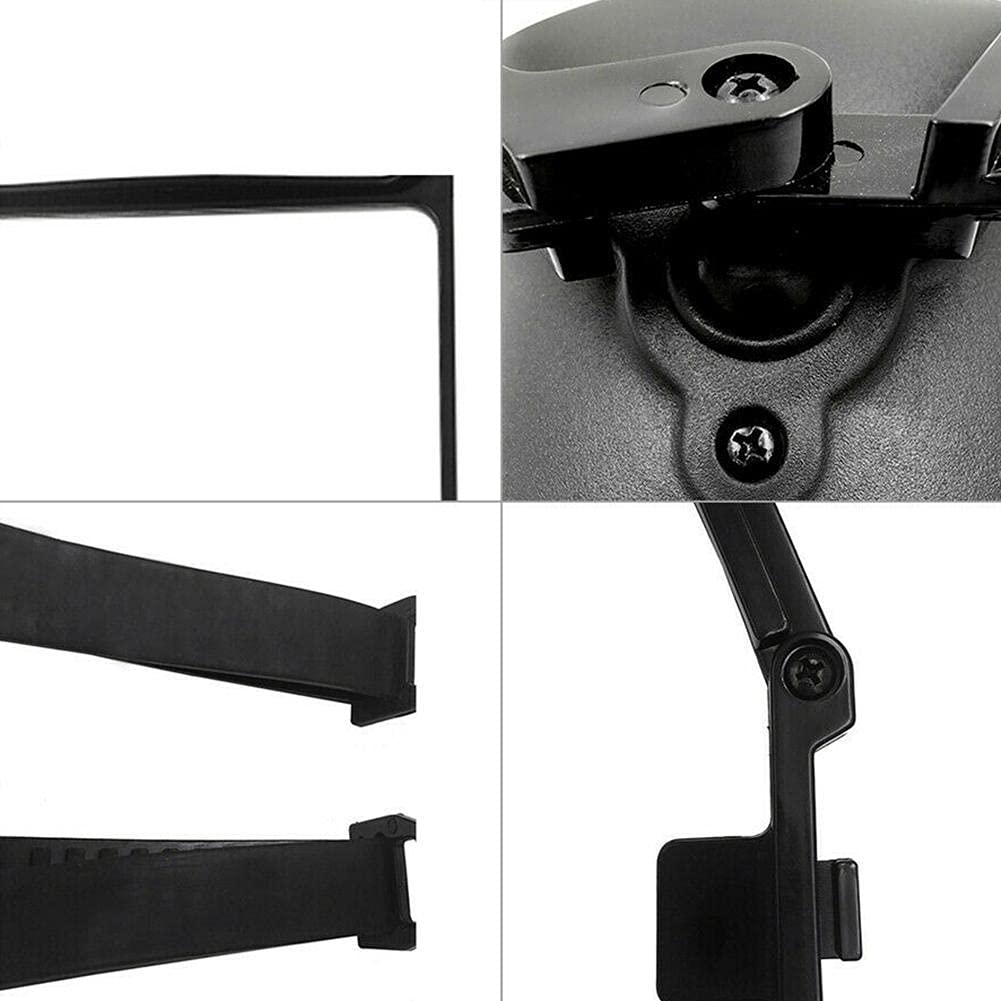 2PCS Espejo para remolque de automóvil, Espejo auxiliar de remolque fácil de montar, Espejo de remolque ajustable,para la mayoría de los espejos de vehículos grandes