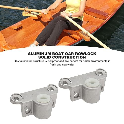 Taquet de rame pour bateau évitant le jeu de navigation | Support aluminium 14mm rigide - 3