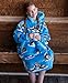 LazyOne Oversized Kid Blanket Hoodie, Oversized Hoodies for Girls and Boys, One Size Fits All Wearable Blankets (Out Cold)