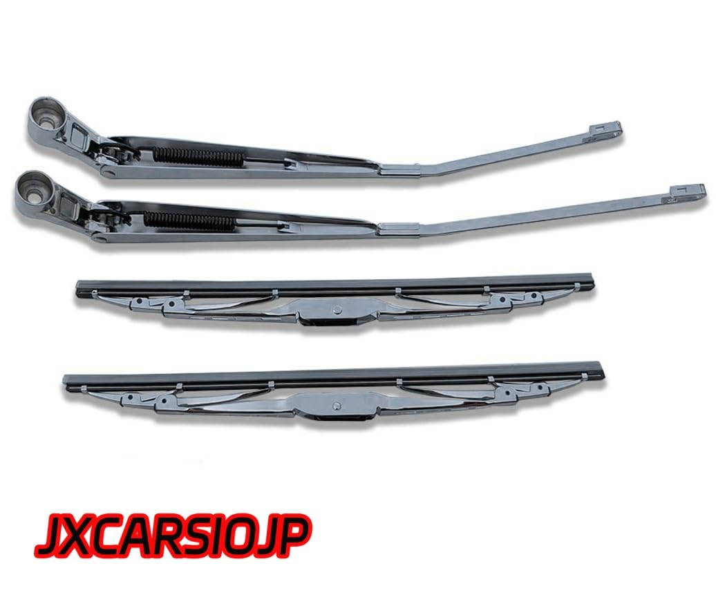 【名古屋メッキ（株）制作】78プラド用メッキワイパー・アームブレード・前後セット メッキワイパーアーム・ブレード ダイハツ ハイゼットジャンボ