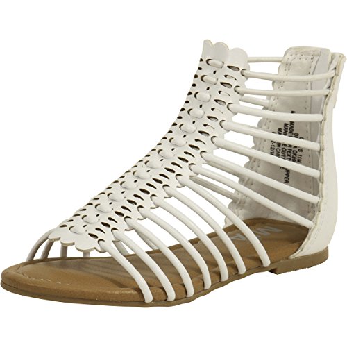 MIA Kids Little/Big Girl's Darla Tan Multi Caged Gladiator Sandals Shoes