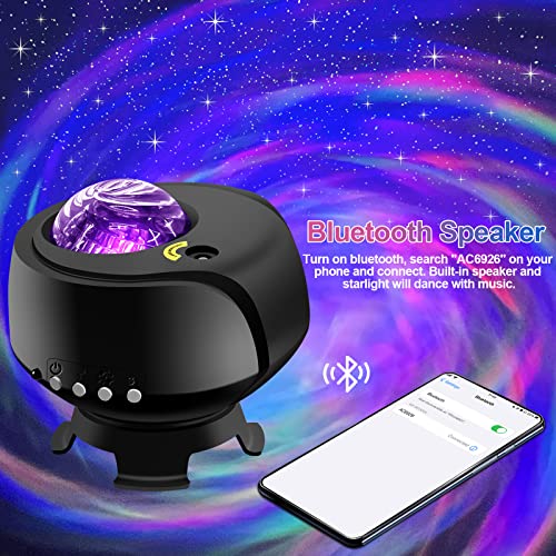 Fliti The Largest Coverage Area Galaxy Lights Projector 2.0, Star Projector, With Changing Nebula And Galaxy Shapes Night Light #TOP5
