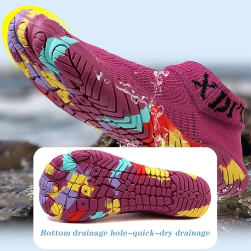 Water Shoes for Women Men Adult Quick-Dry Non-Slip Aqua Socks Barefoot Shoes for Beach Swim Hiking Kayak Surfing4