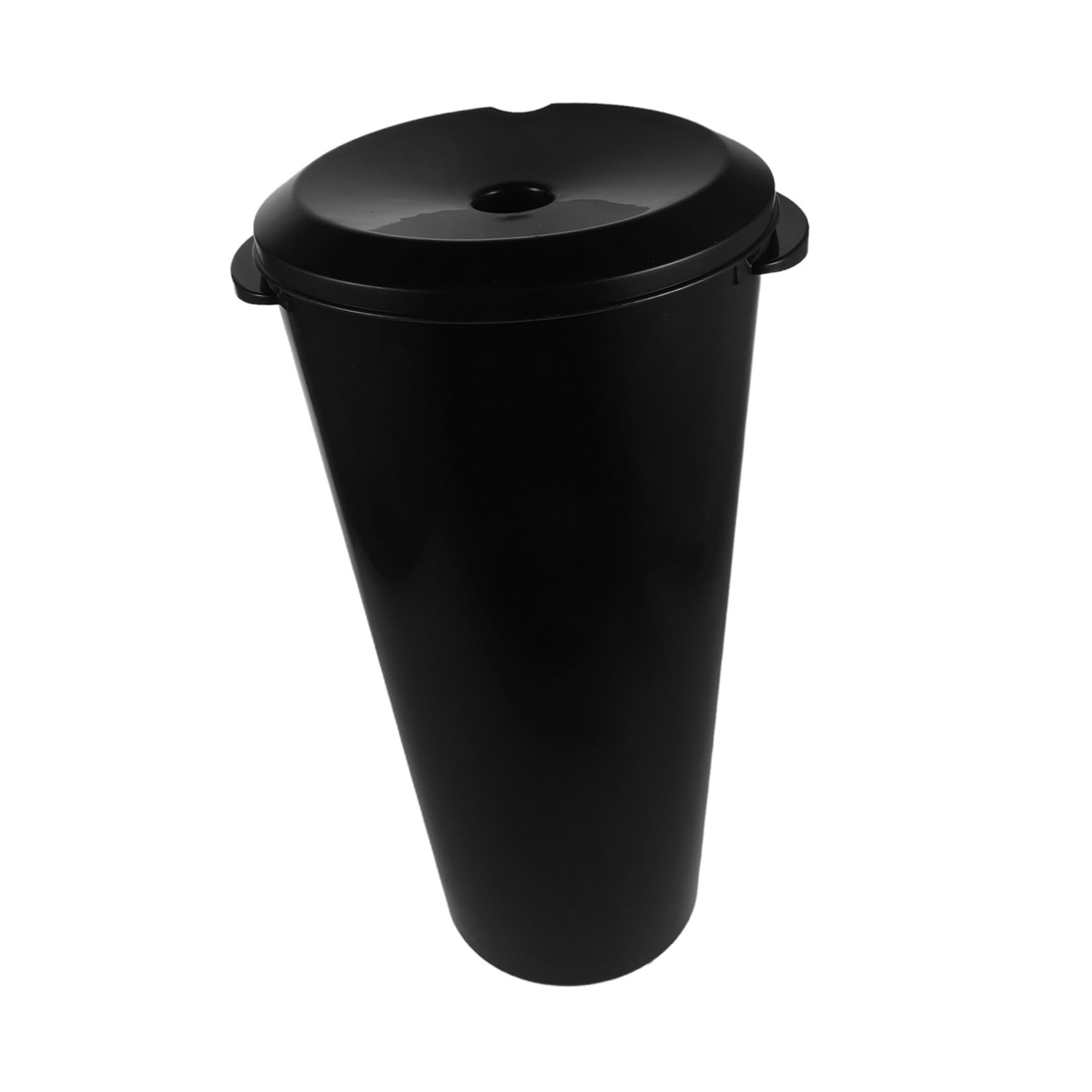 TEHAUX Lavacabezas con Diseño de Gran Capacidad Portátil Negro de Plástico de 15l y Drenaje Fácil para Uso en Casa y Viajes