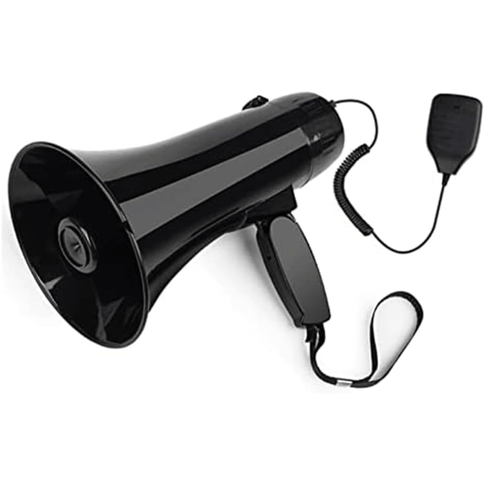 240S Grabación Bullhorn Sirena incorporada Megáfono portátil Actividades al Aire Libre Árbitro Megáfono Altavoz Negro