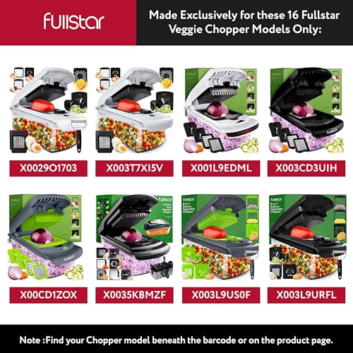 Fullstar Conjunto de substituição de lâminas apenas para picador de vegetais - 2 peças de inserções