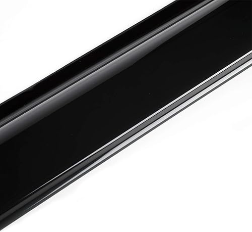 Miniatura 3 de Kucaruce Juego de 4 deflectores de viento laterales con cinta de canal exterior en humo oscuro, protectores de lluvia solar para Ford Edge 2007-2015