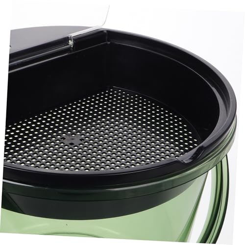 Caneca portátil para drenaje de té con tapa color verde miniatura 7