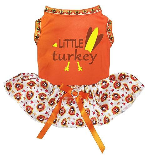 Robe pour chiot en forme de dinde orange L idéale pour fêter Halloween