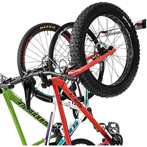 Bike Wall Rack for 3 Bikes - Adjustable Indoor Bicycle Storage Mount for Garage or Home - Vertical Cycling Hanger - Secure Hook - Holder for Road or Mountain Bicycles (3 Bike Wall Rack) Cover