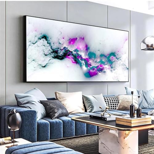 Images d'art mural nordique pour habiller un grand mur de salon vide