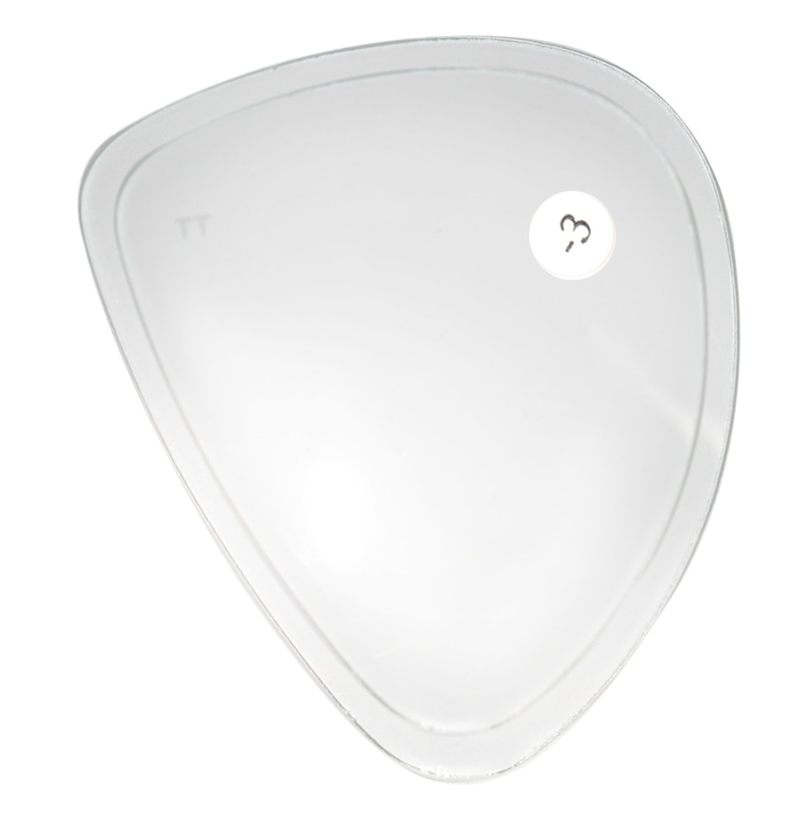 Cressi Negative optische Linse für Taucherbrille Big Eyes Evo Maske (Made in Italy) Transparent durchsichtig Size 3.5/DX