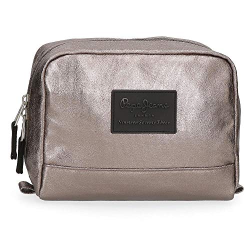 Preisvergleich Produktbild Pepe Jeans April Schönheitsfall Grau 20,5x15x8 cms Polyester