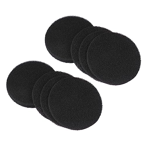 Alipis 12 Piezas reemplazo Filtro de carbón para compostador Filtro de carbón de Cocina Filtro de Compost ecológico Filtro de carbón Vegetal Absorbe olores Carbon Activado Black