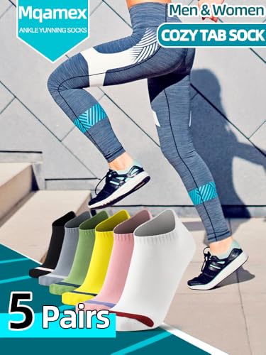 Image of Women's sports ankle socks,moisture wicking,for running,non slip athletic socks with arch support,6 pack
