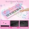 What are the Best Digital Piano for Kids? 14 Kids Keyboard Piano, 37 Keys Keyboard Electric Digital Piano, Early Learning Educational Musical Toys Piano for Kids Toddlers Beginners with Music Stand, Microphone - Christmas Birthday Gifts, Pink #4