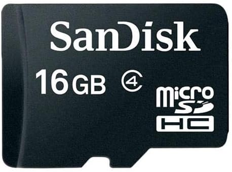 SanDisk SDSDQM-016G-B35A - Tarjeta de memoria MicroSDHC (16 GB, clase 4, con adaptador SD)